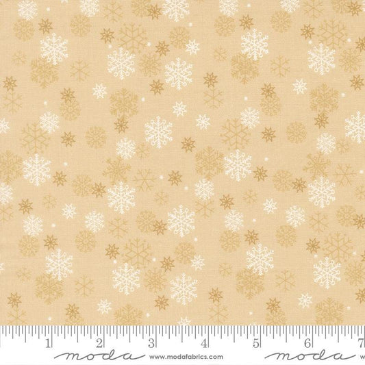 Snow Flurry Natural Holiday Cheer Stacy Iest Hsu Moda Fabric Fetish