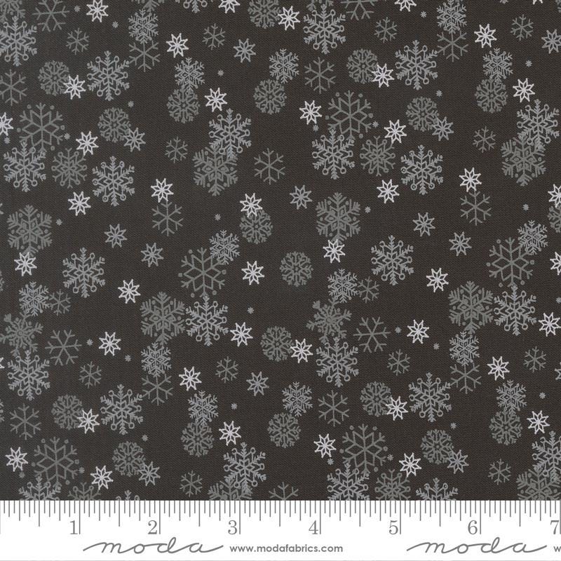 Snow Flurry Midnight Holiday Cheer Stacy Iest Hsu Moda Fabric Fetish