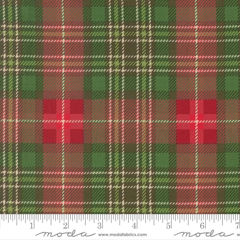 Christmas Plaid Evergreen Holiday Cheer Stacy Iest Hsu Moda Fabric Fetish