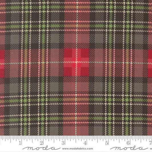 Christmas Plaid Coal Holiday Cheer Stacy Iest Hsu Moda Fabric Fetish
