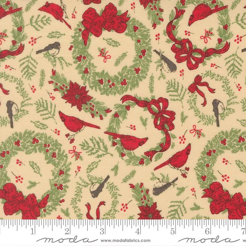 Deck the Halls Natural Holiday Cheer Stacy Iest Hsu Moda Fabric Fetish