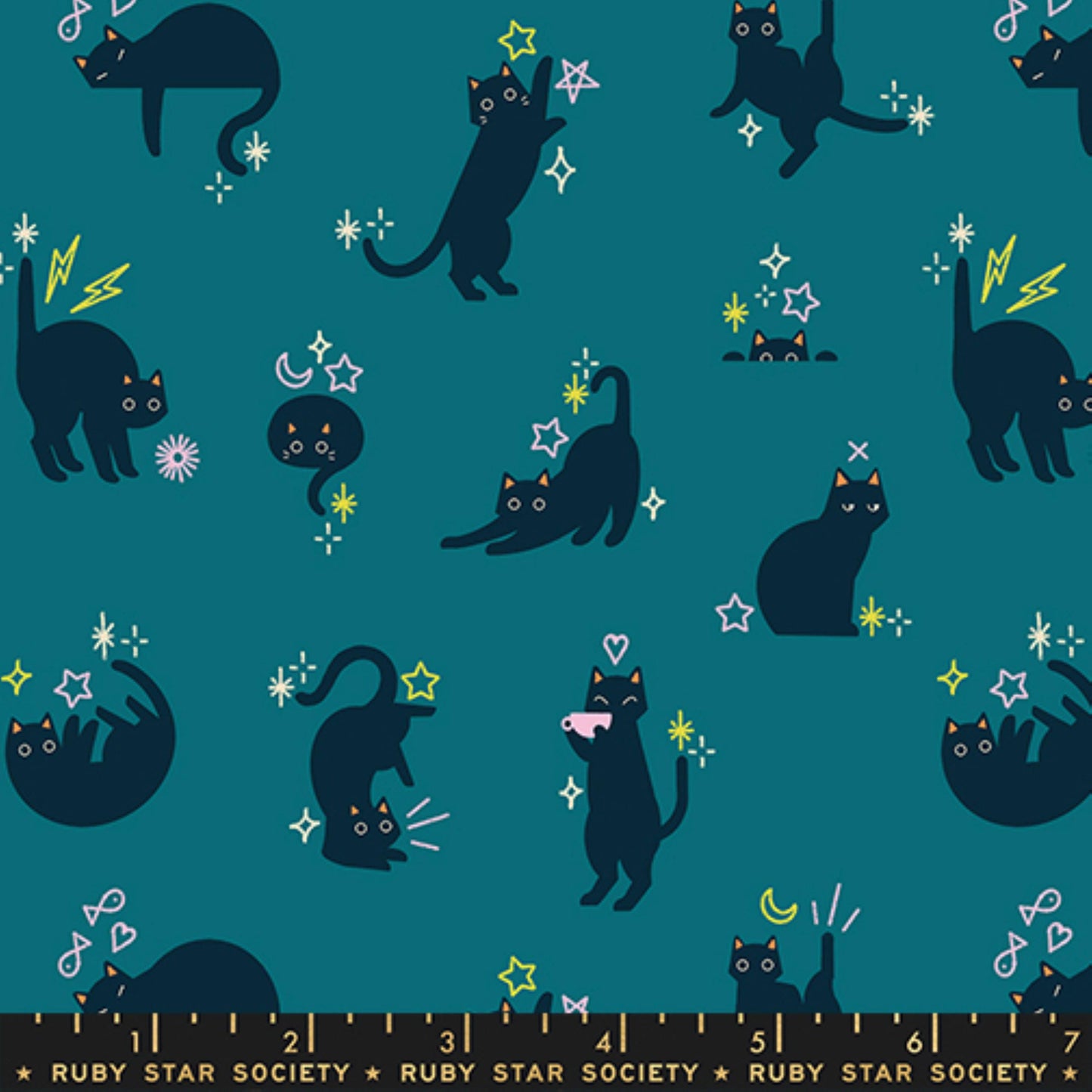 Catwalk Storytime Freaky Familiars Ruby Star Society Fabric Moda Fabric Fetish
