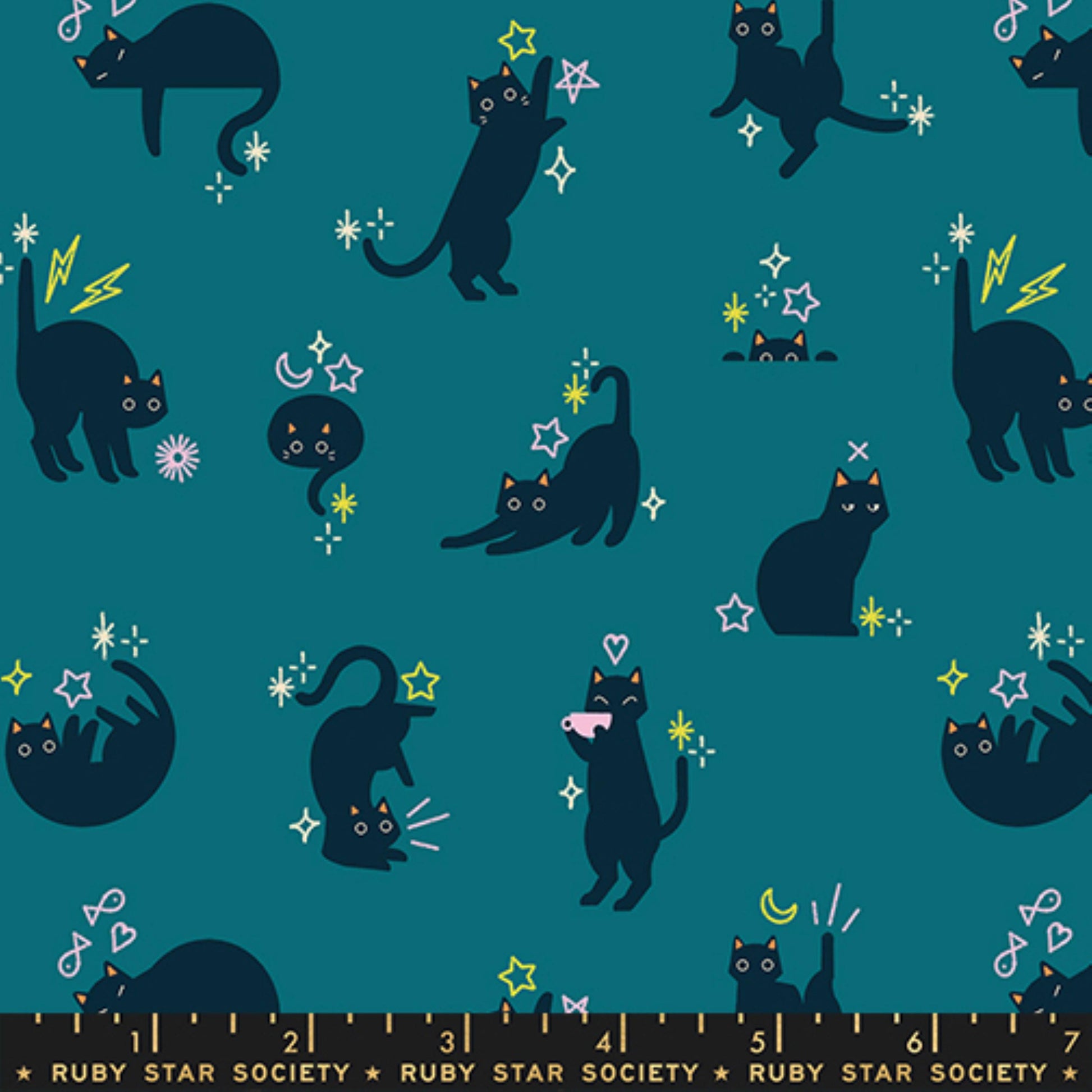 Catwalk Storytime Freaky Familiars Ruby Star Society Fabric Moda Fabric Fetish