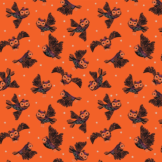 Haunted Hoots Hocus Pocus Helen Black Thread & Ink Fabric Fetish