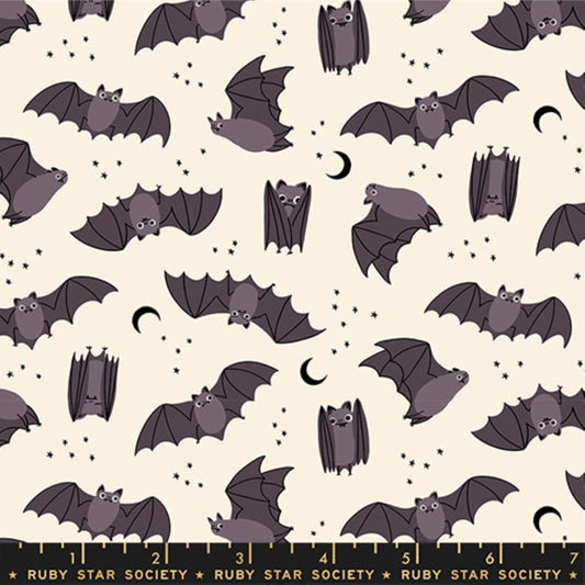 Fat Bats Natural Freaky Familiars Ruby Star Society Fabric Moda Fabric Fetish