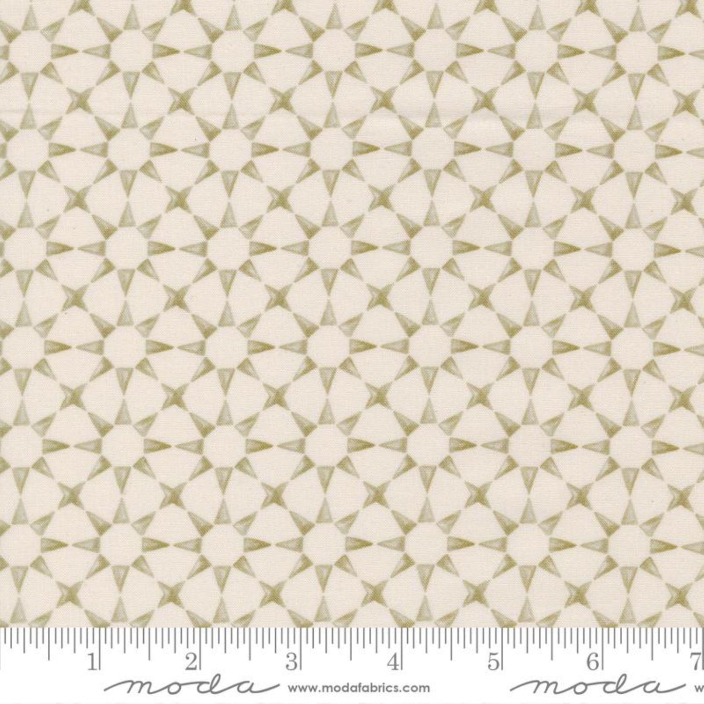 Star Mosaic Lamb Silent Night Watercolor Heart Moda Fabric Fetish
