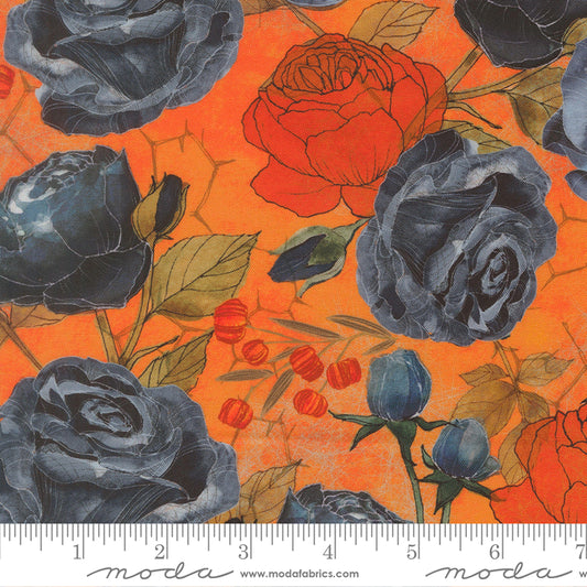Coven Rose Pumpkin Coven Robin Pickens Moda Fabric Fetish