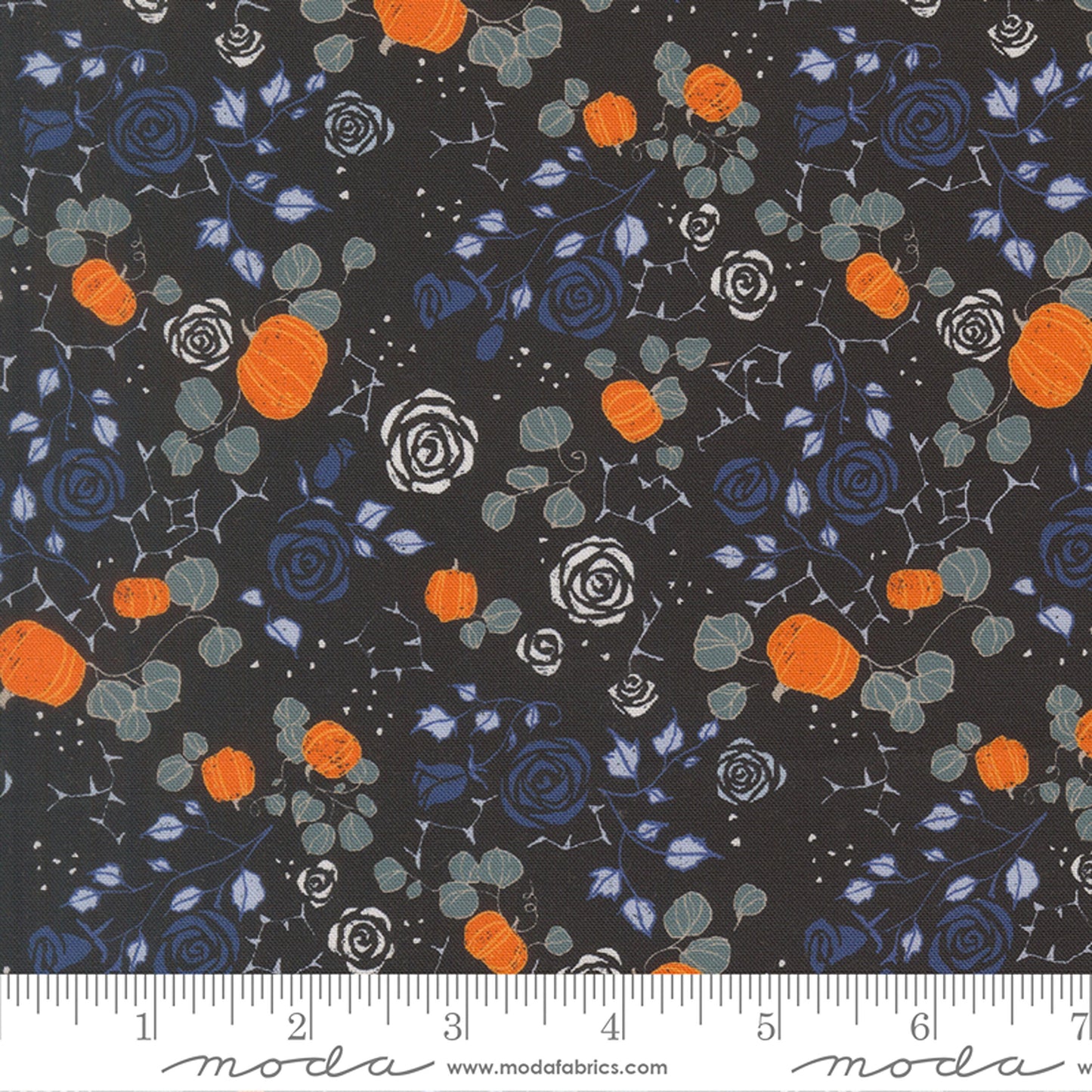 Small Garden Onyx Coven Robin Pickens Moda Fabric Fetish