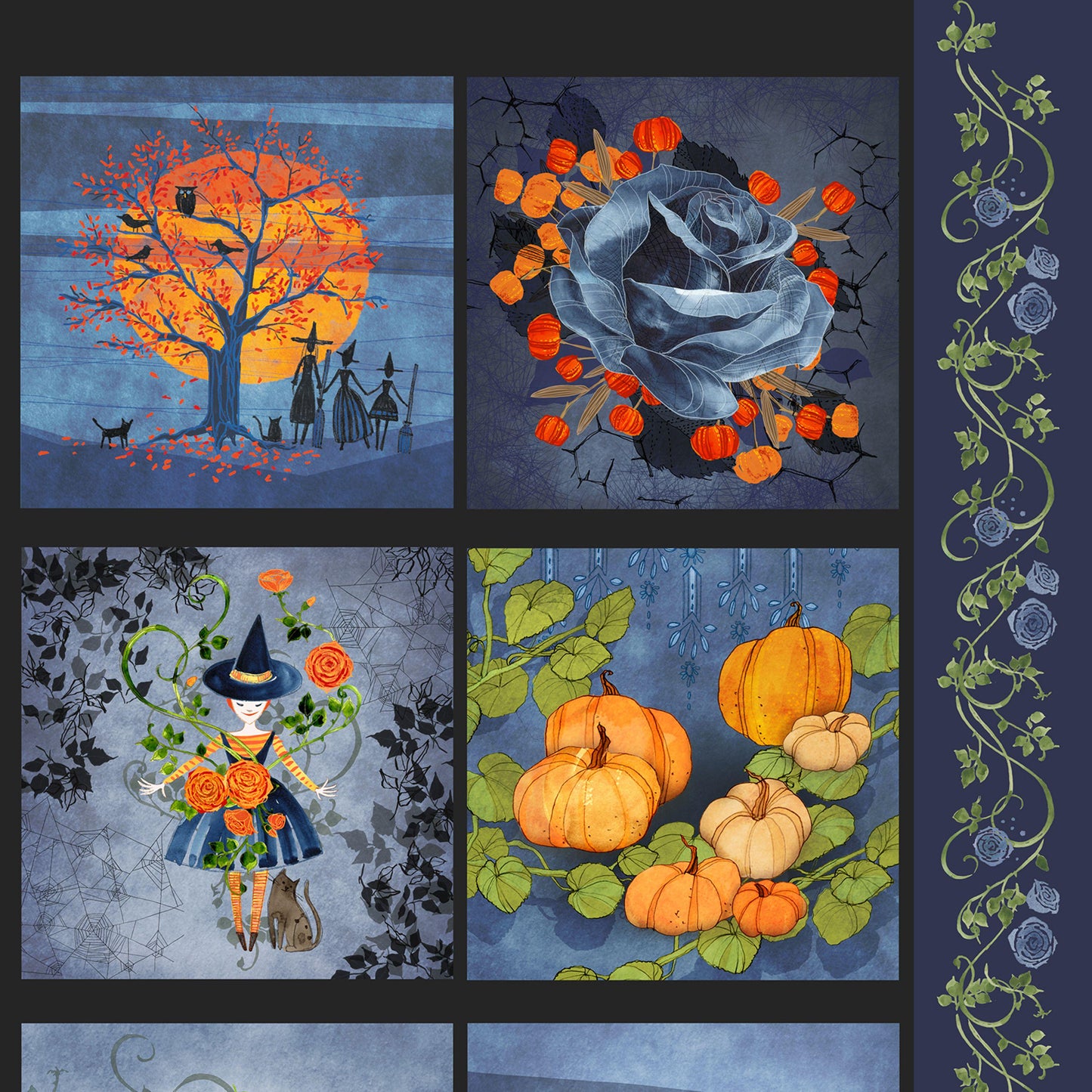 Coven 24 Inch Panel Multi - Coven - Robin Pickens - Moda