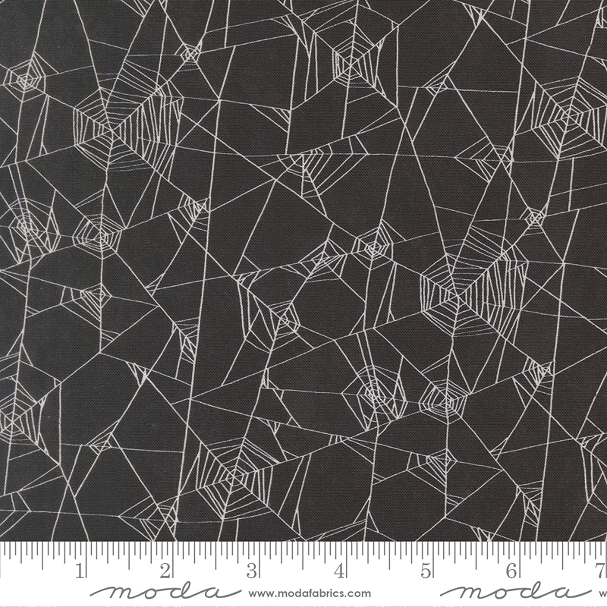 Spider Web Onyx Coven Robin Pickens Moda Fabric Fetish
