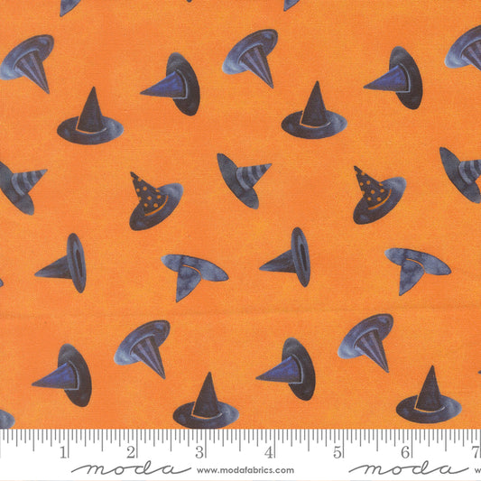 Witch Hats Pumpkin Coven Robin Pickens Moda Fabric Fetish