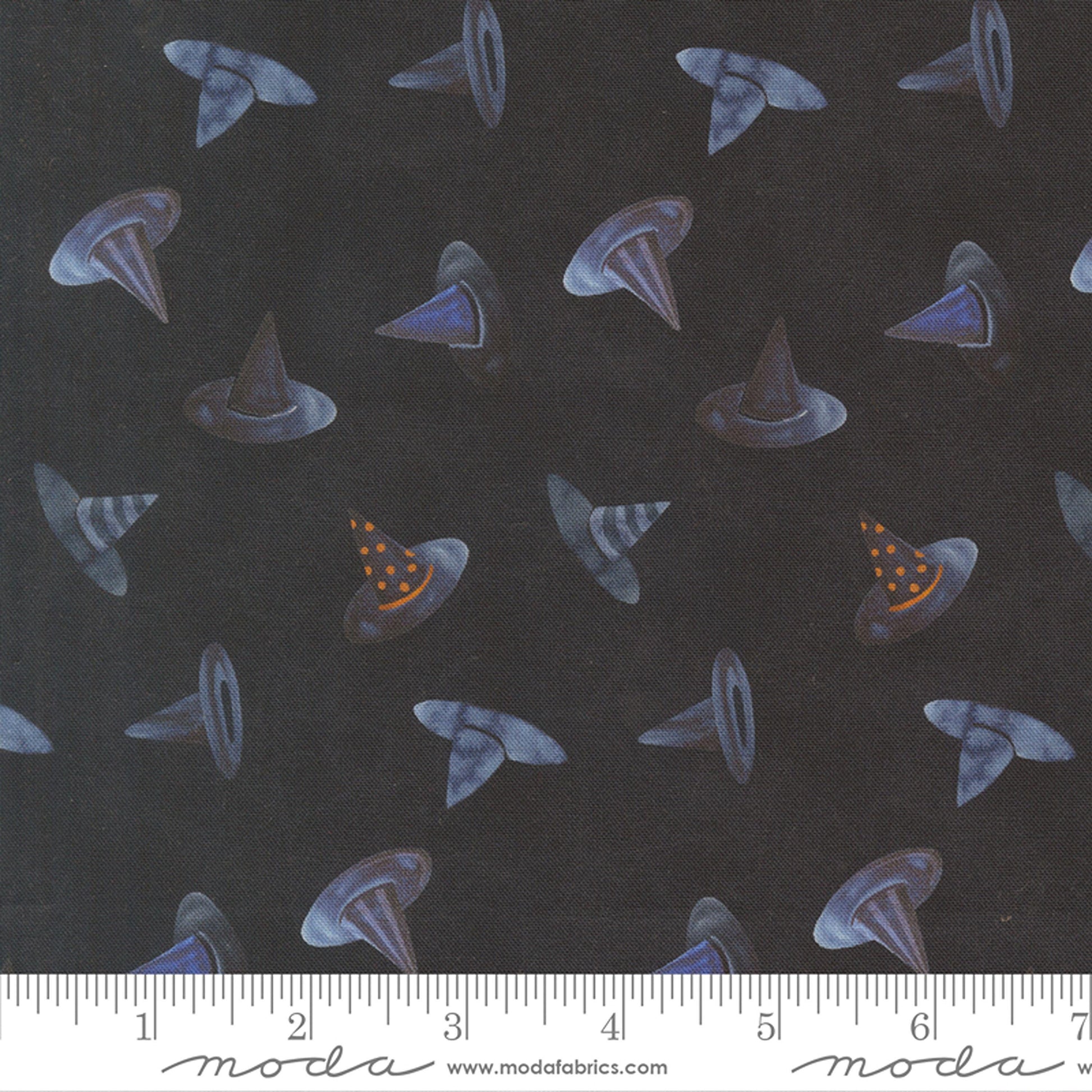 Witch Hats Onyx Coven Robin Pickens Moda Fabric Fetish