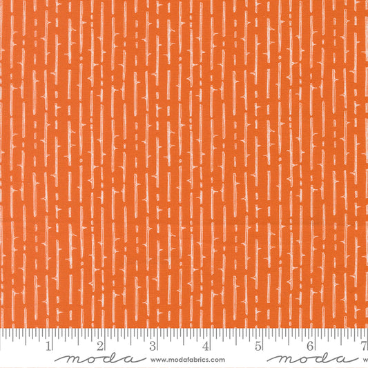 Thorny Striped Pumpkin Spice Coven Robin Pickens Moda Fabric Fetish