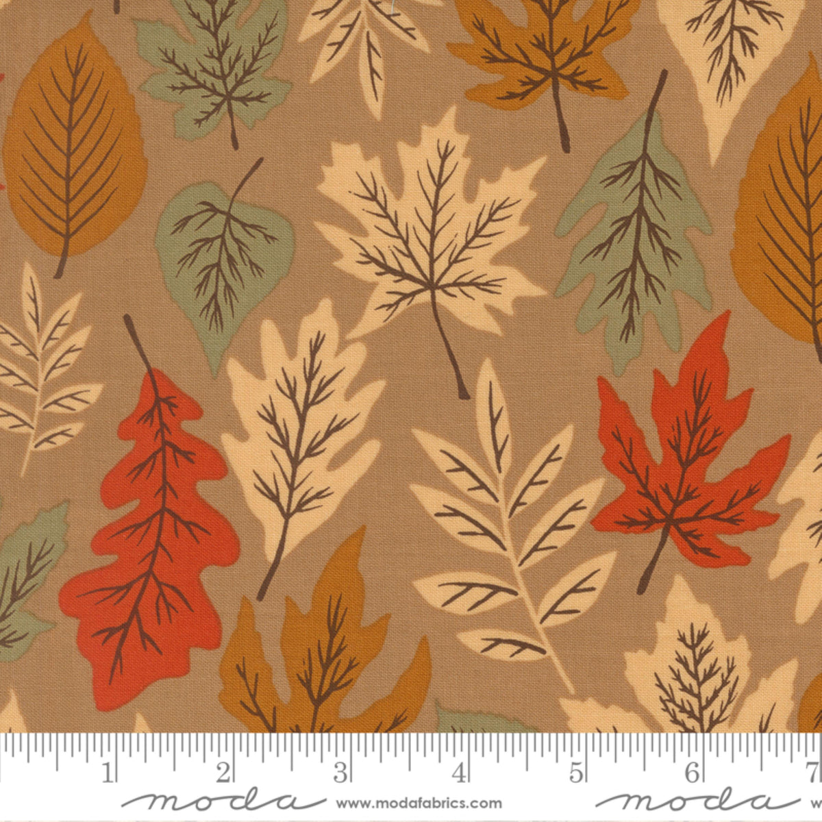 Leaf Fall Oatmeal Windfall Fancy That Design House Moda Fabric Fetish