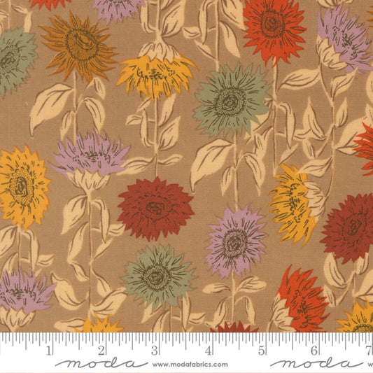 Sunflower Field Oatmeal Windfall Fancy That Design House Moda Fabric Fetish