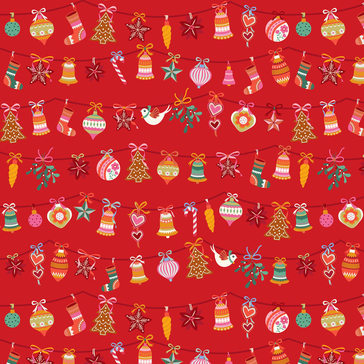 Garlands Deck the Halls Bethan Janine Thread & Ink Fabric Fetish