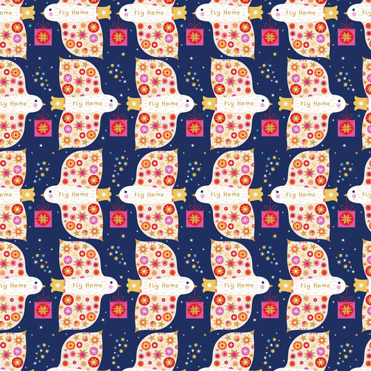 Flying Home Home for Christmas Fizzy Pop Prints Thread & Ink Fabric Fetish
