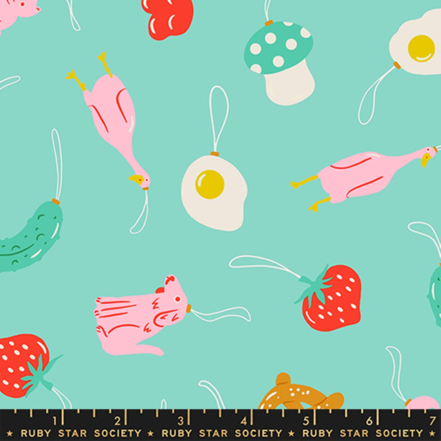 Find the Pickle Frost Merry Happy Kimberly Kight Ruby Star Society Fabric Moda Fabric Fetish