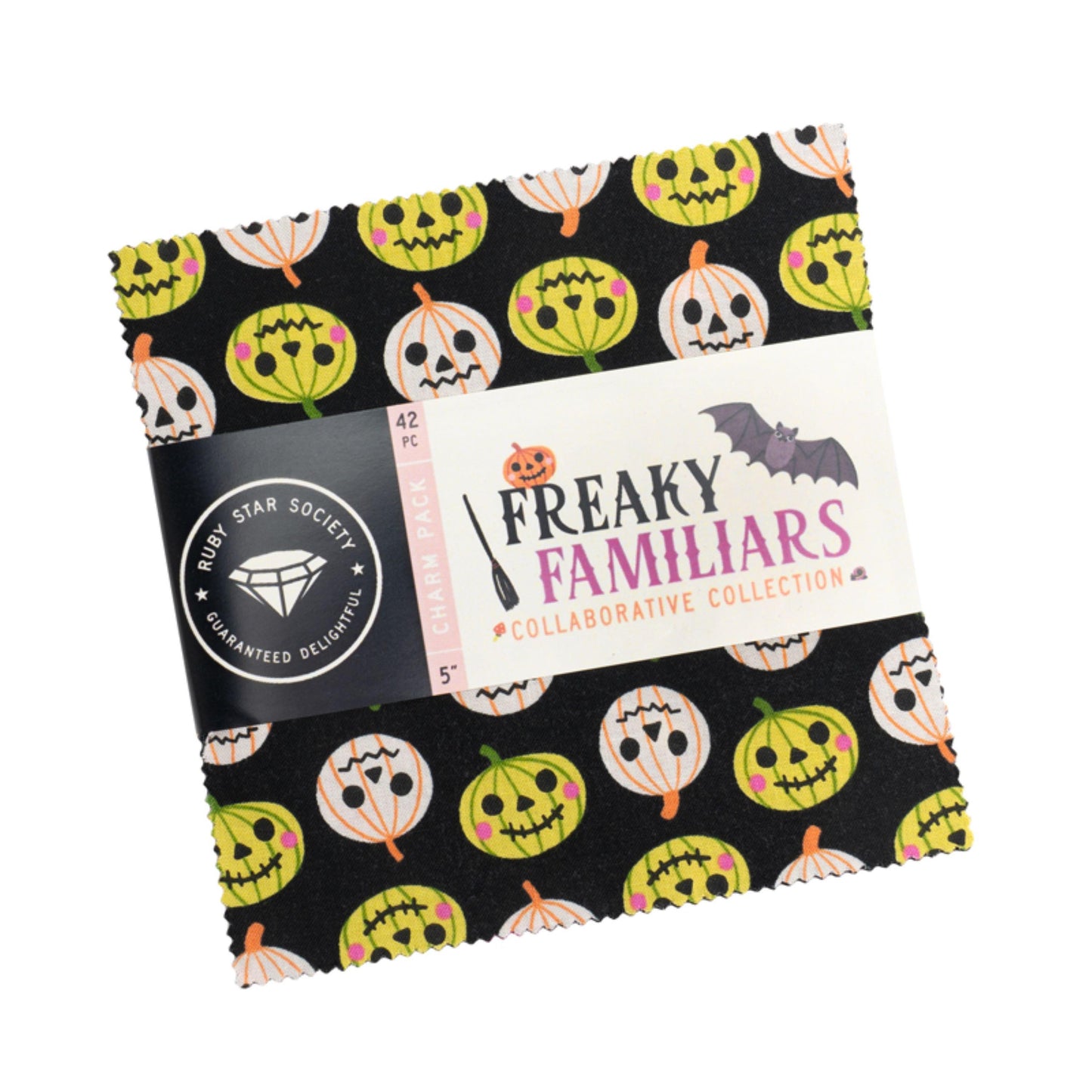 Freaky Familiars 42pc Charm Pack 5"x5" Bundle - Ruby Star Society - Moda