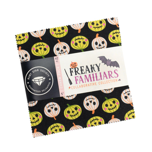 Freaky Familiars 42pc Charm Pack 5"x5" Bundle - Ruby Star Society - Moda