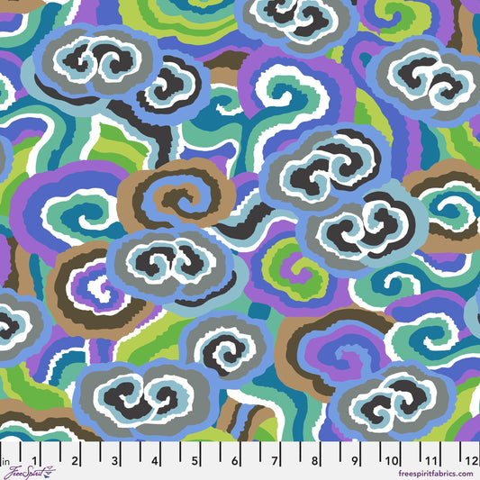 Cloud Scrolls Contrast August 2026 Philip Jacobs Freespirit Fabrics Fabric Fetish