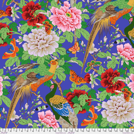 Birds and Bees Purple August 2026 Philip Jacobs Freespirit Fabrics Fabric Fetish