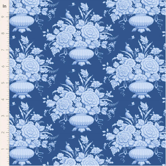 Afina Denim Something Blue Tone Finnanger Tilda Fabric Fabric Fetish