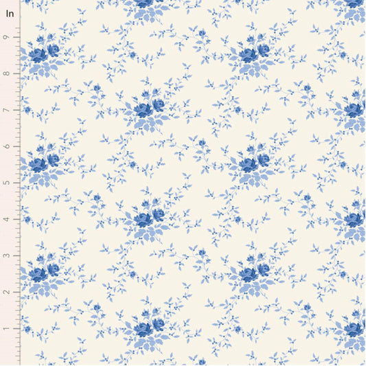 Noel Blue Something Blue Tone Finnanger Tilda Fabric Fabric Fetish