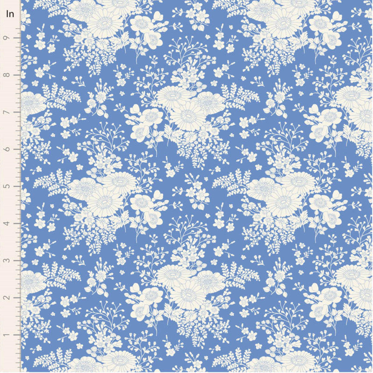 Isolde Cornflower Something Blue Tone Finnanger Tilda Fabric Fabric Fetish