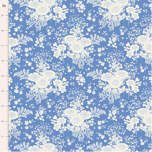 Isolde Cornflower Something Blue Tone Finnanger Tilda Fabric Fabric Fetish