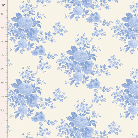Carol Pale Blue Something Blue Tone Finnanger Tilda Fabric Fabric Fetish