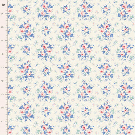 First Kiss Cream Something Blue Tone Finnanger Tilda Fabric Fabric Fetish