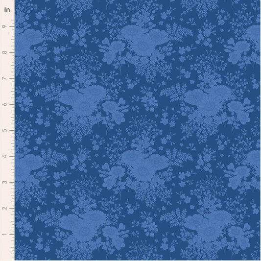Isolde Night Something Blue Tone Finnanger Tilda Fabric Fabric Fetish