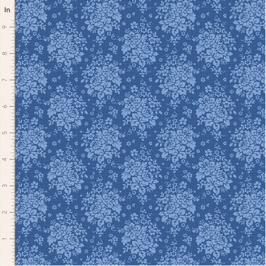 Picknic Denim Something Blue Tone Finnanger Tilda Fabric Fabric Fetish