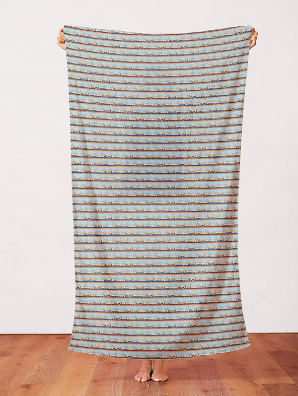KC Skyline - What a Catch - Paintbrush Studio Fabric 100% Quilters Cotton