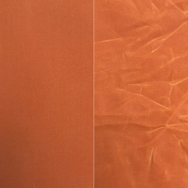 waxed-canvas-vegan-fabric-9-5oz-Burnt Orange Fabric Fetish