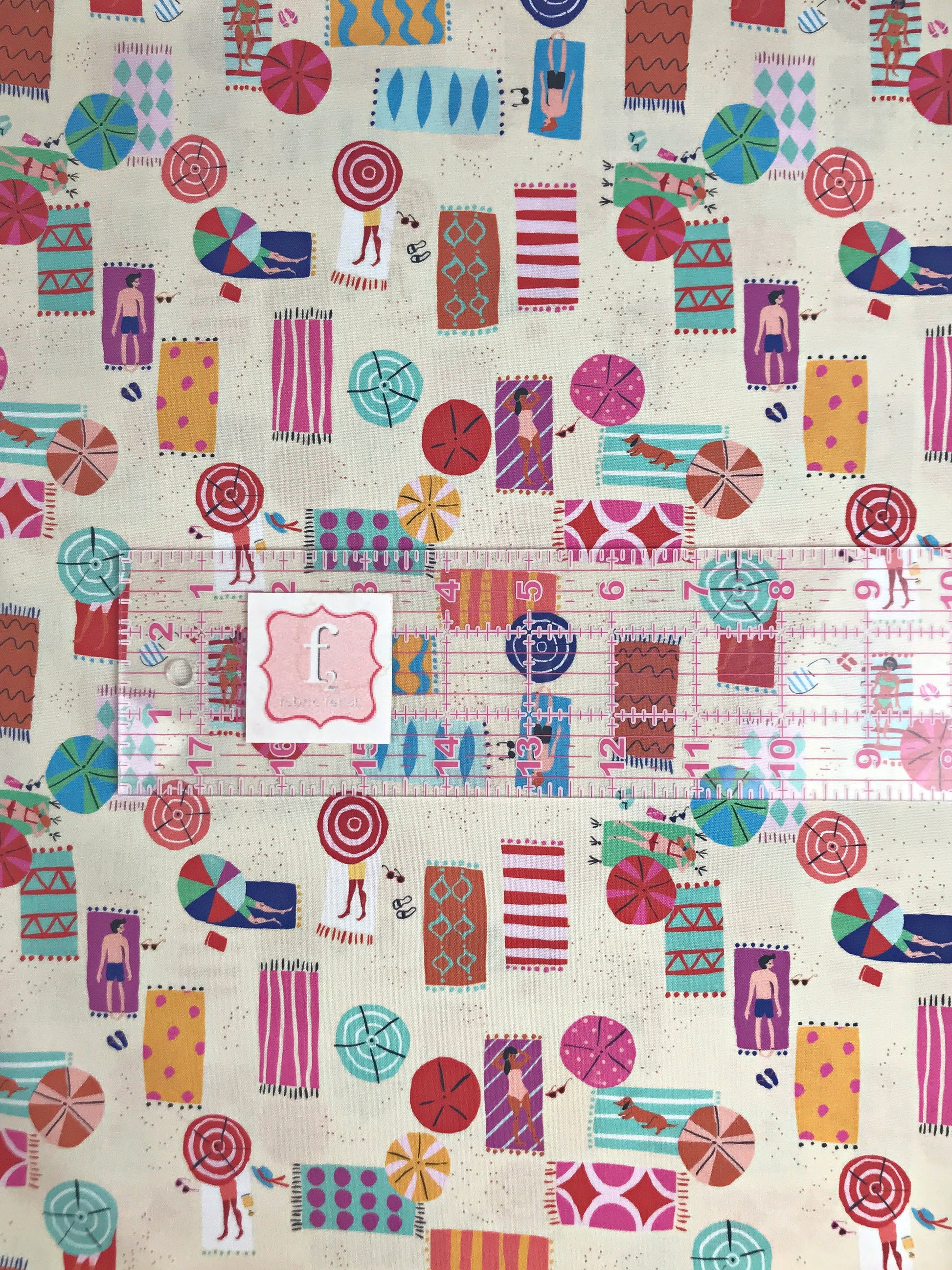 dashwood studio lazy days louise cunningham beach day quilters cotton lazy1750 Fabric Fetish