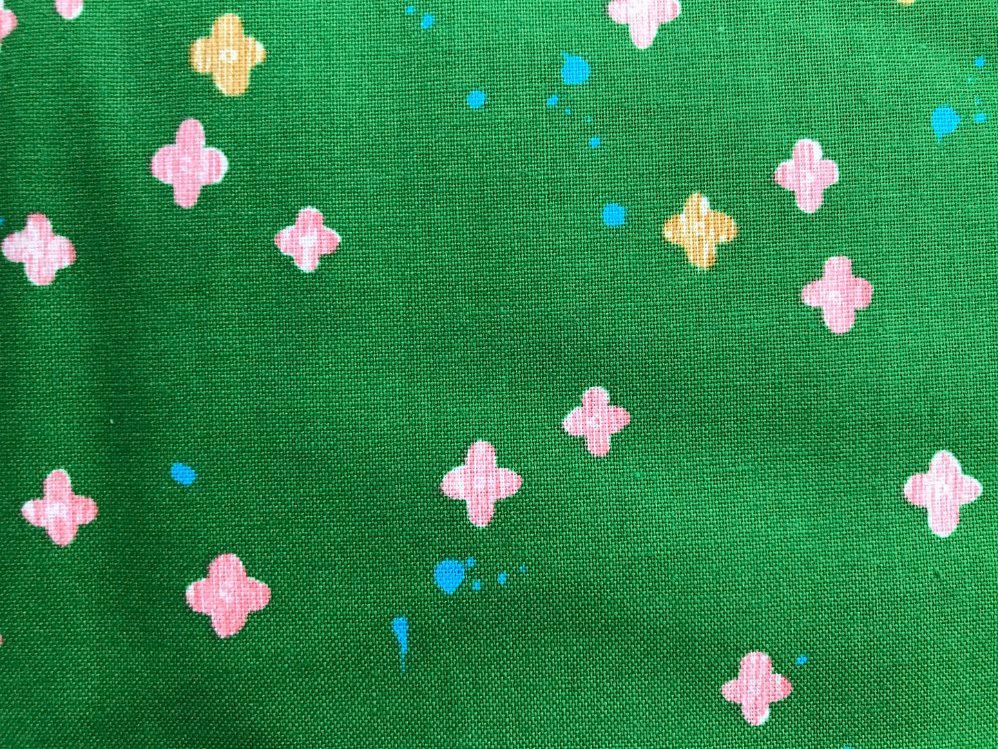 cotton steel fabric once upon a time bouquet burst green Fabric Fetish