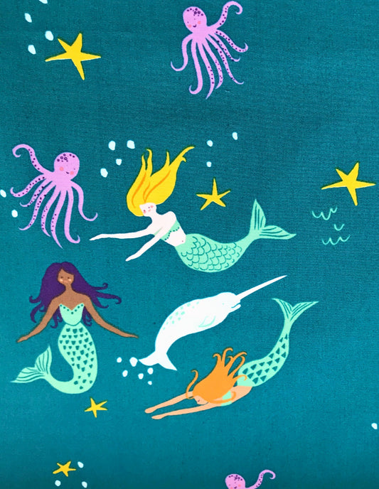 monaluna organic fabric magical creatures mermaid party Fabric Fetish