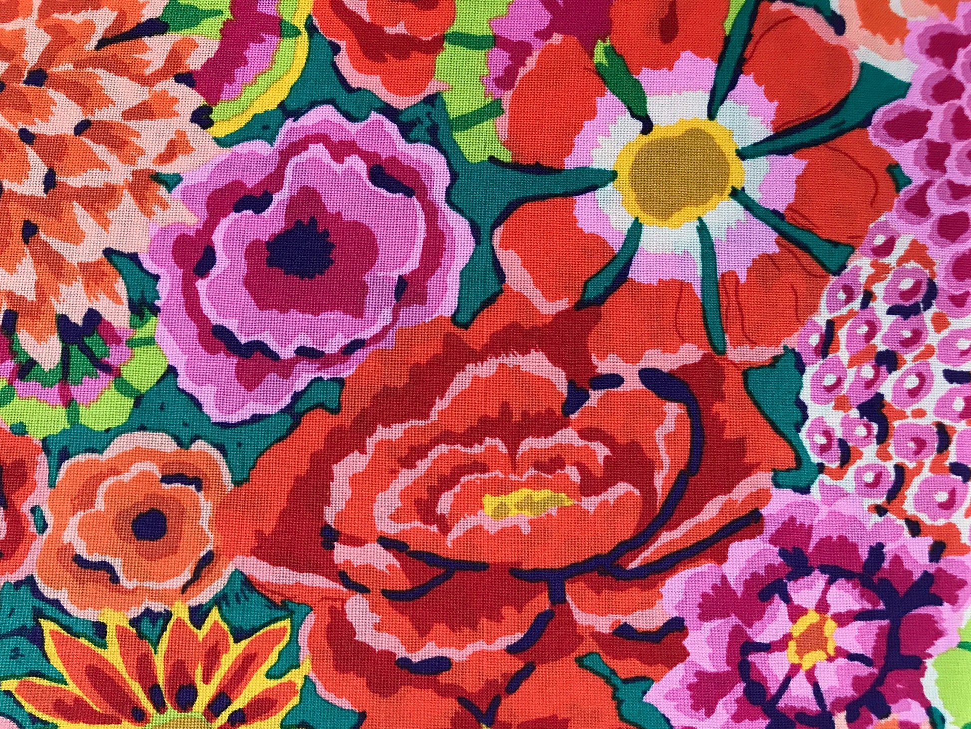 kaffe fassett collective classics collection enchanted red freespirit fabric 100 quilters cotton Fabric Fetish