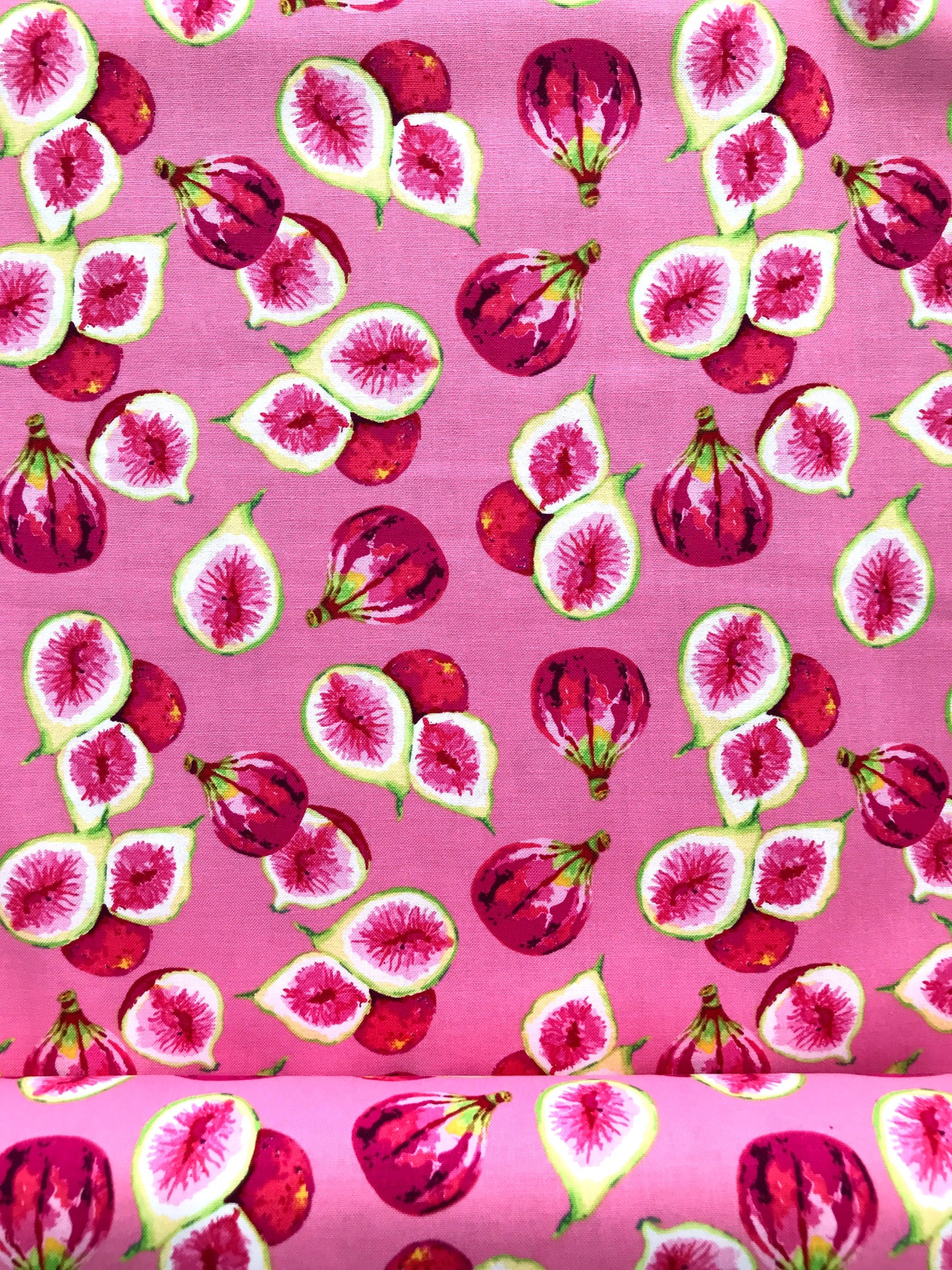riley blake fruitful pleasures lila tueller figs pink quilters cotton Fabric Fetish