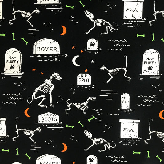 Pet Cemetery Halloween Fabric Fetish