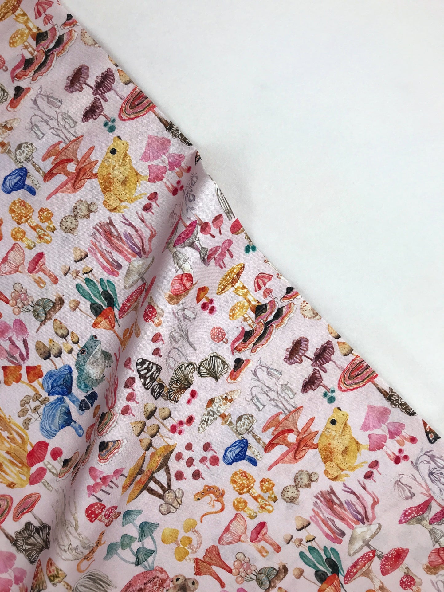 windham fabric beth olmsted deep forest mushroom magic pink quilters cotton Fabric Fetish