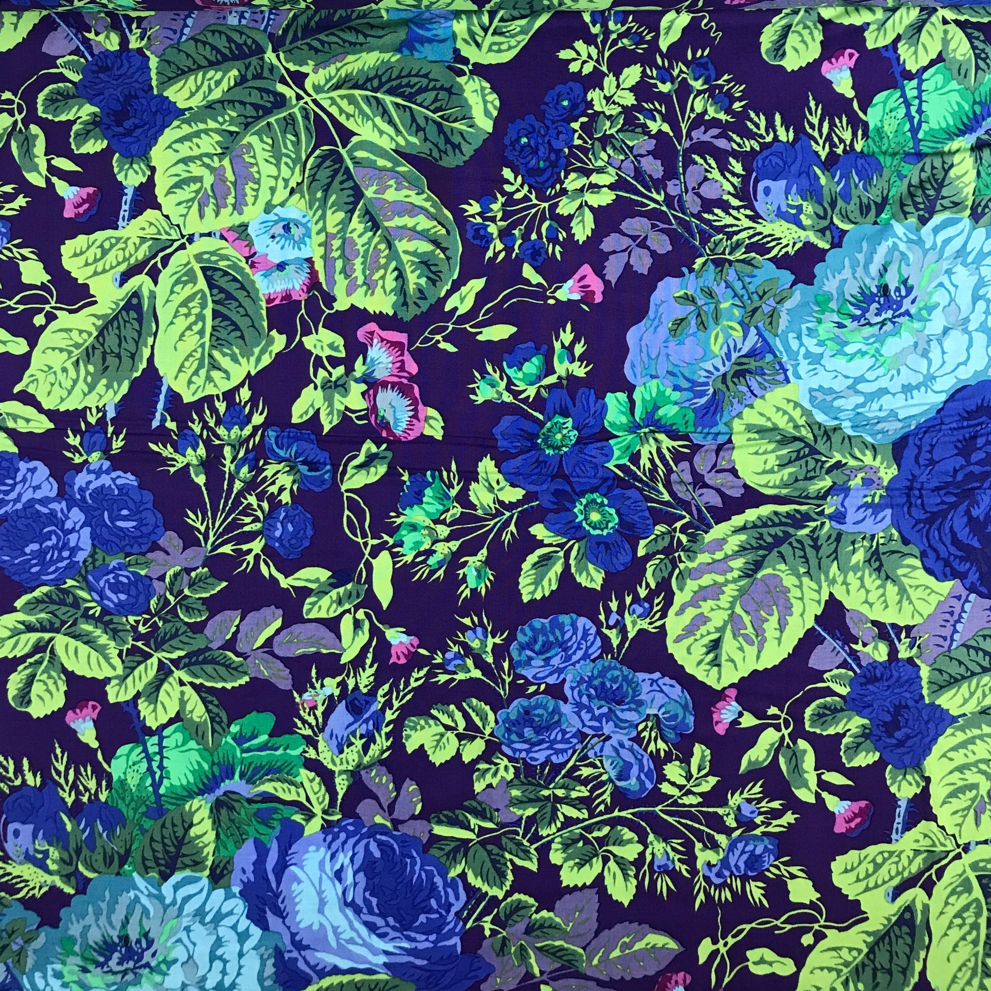 Kaffe Fassett Philip Jacobs Grandi Floral Purple Fabric Fetish