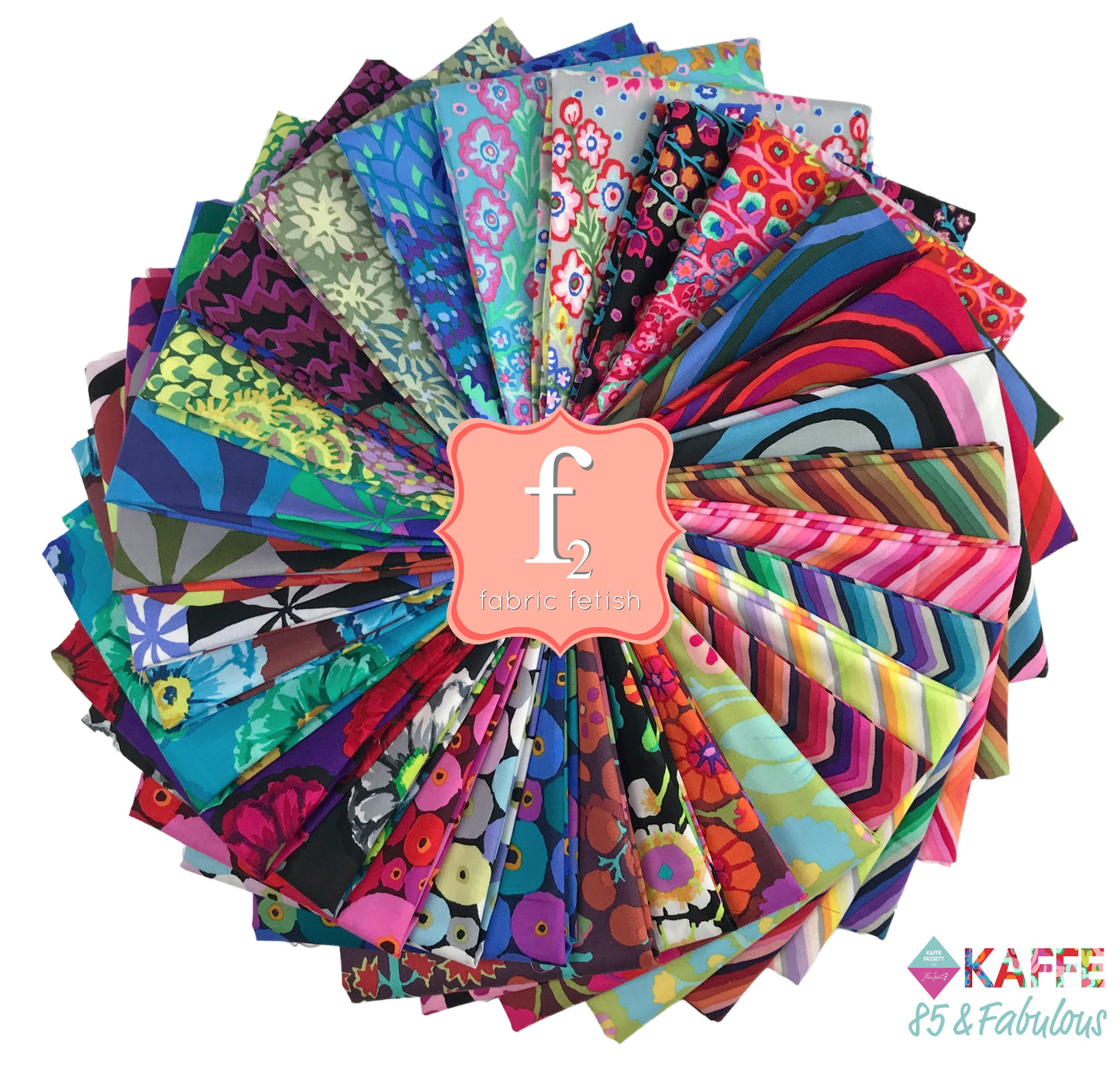 Kaffe Fassett 85 and Fabulous Freespirit Fabrics Fabric Fetish