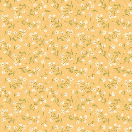 Poppie Cotton Fabrics -  Terri Conrad - Sunshine and Chamomile - Fat Quarter Fabric Bundle 21pcs