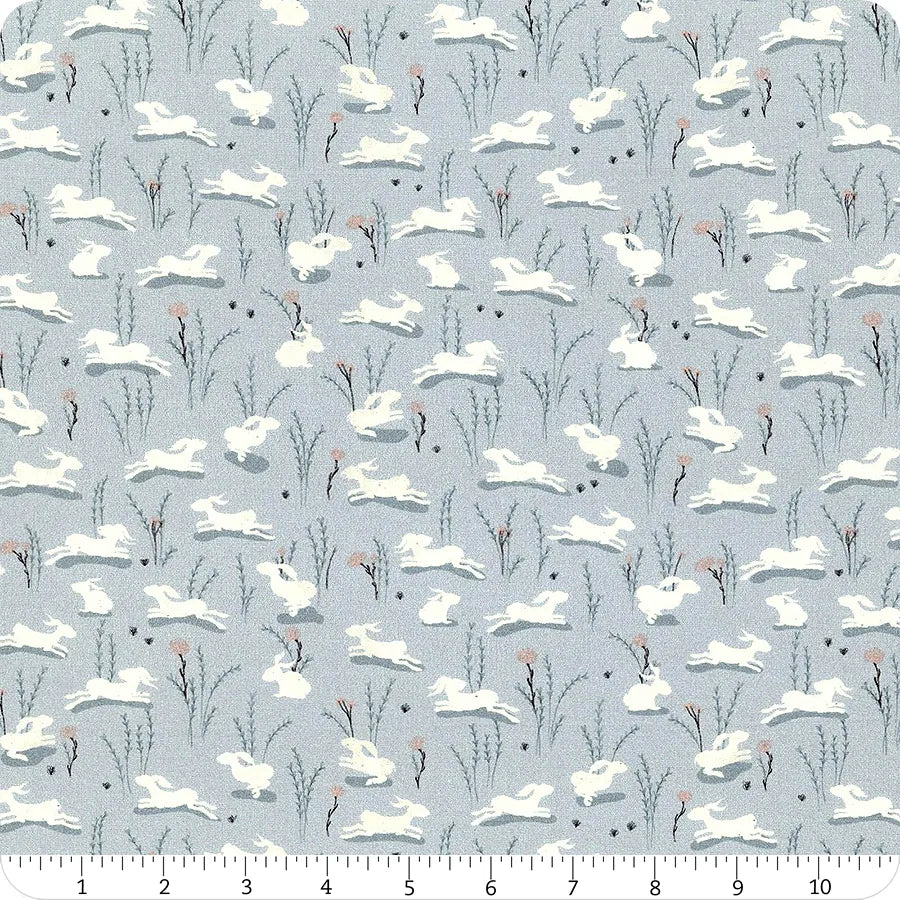 Hares Grey - Forest Fairies - Katherine Quinn - Windham Fabrics 100% Quilters Cotton