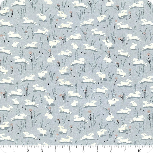 Hares Grey - Forest Fairies - Katherine Quinn - Windham Fabrics 100% Quilters Cotton