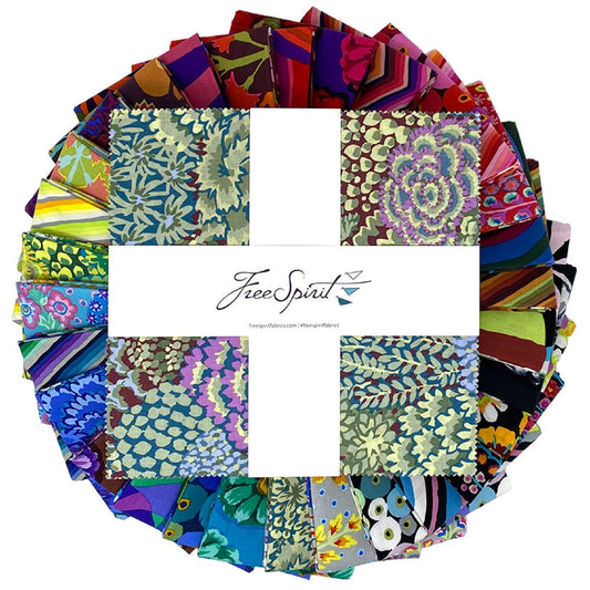 85 and Fabulous - Freespirit Fabrics -  Kaffe Fassett - 10" Square Bundle Fabric Fetish