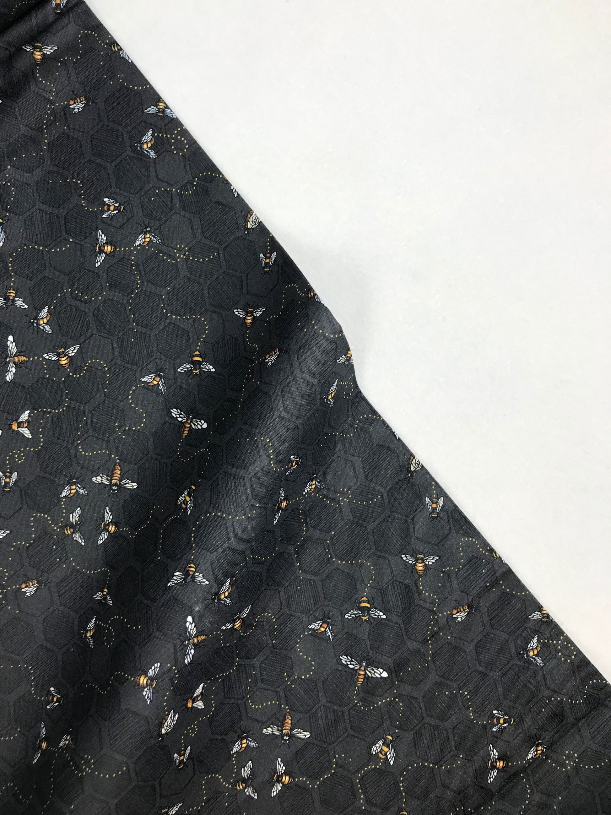 Bees Black Bee Kind Honeycomb Paintbrush Studio Fabric 100% Quilters Cotton 120 2099221 Fabric Fetish